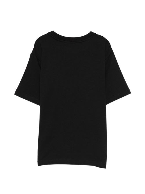 T-shirt bambina Moschino maxi nera MOSCHINO KID-TEEN | HDM076LBA0060100